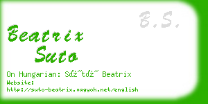 beatrix suto business card